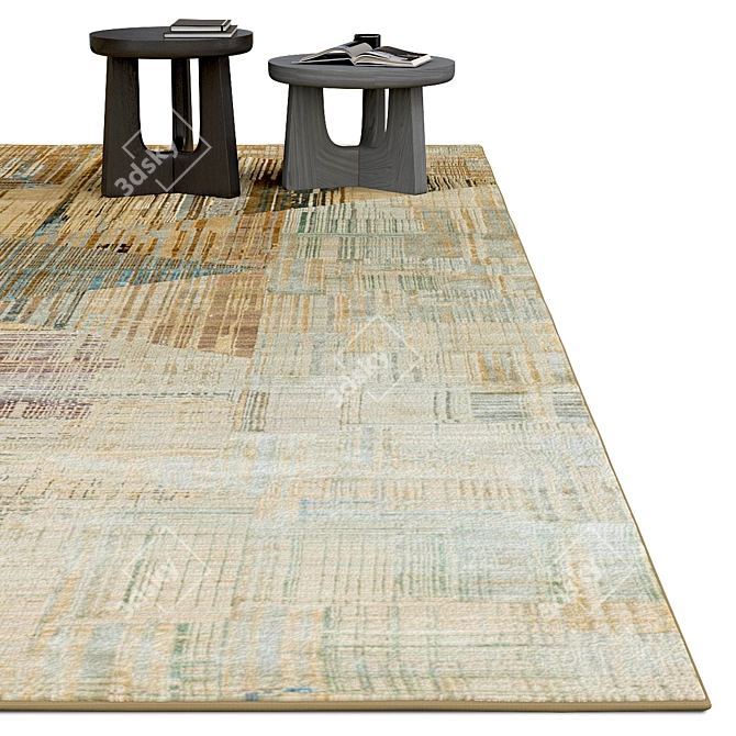 Elegant Archive Collection: No. 111 Carpet 3D model image 2