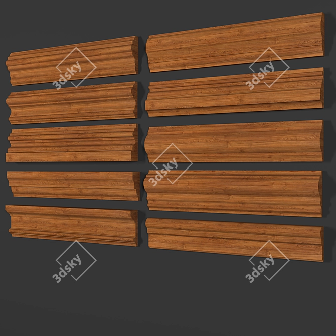 Orac Cornice Collection | 10 Unique Moldings 3D model image 28