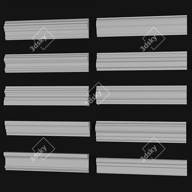 Orac Cornice Collection | 10 Unique Moldings 3D model image 6