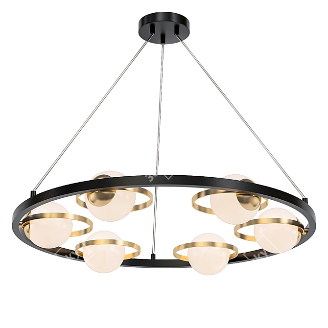 Saturn 6 Pendant Light 3D model image 1