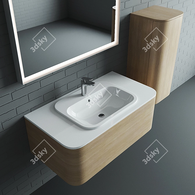 Duravit Happy D.2 Plus Collection 3D model image 3