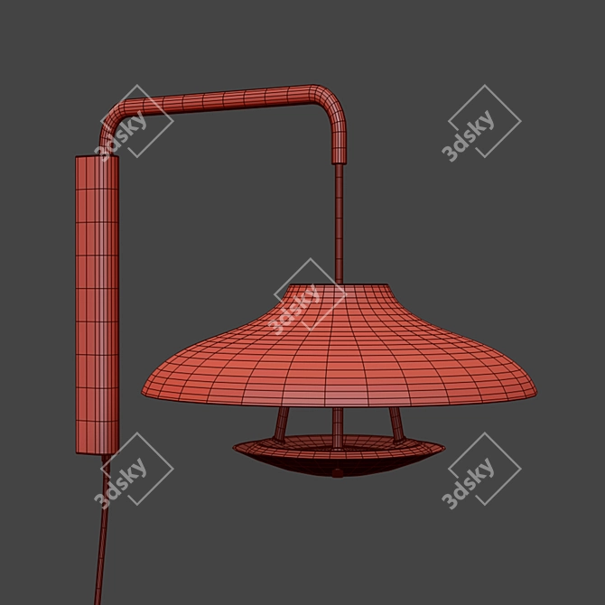 Modern Haro Wall Lamp by Stellar Works 3D model image 4