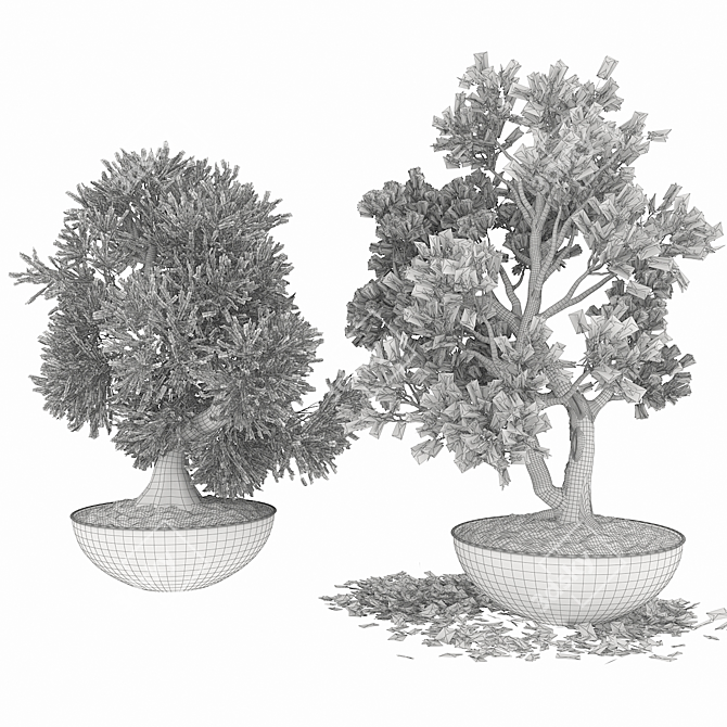 Miniature Tree Collection 3D model image 4