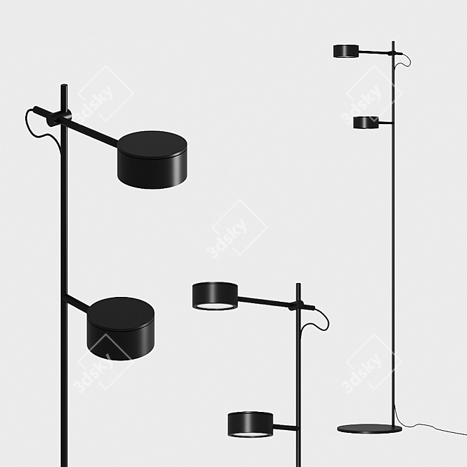 Nordlux CLYDE Modern Floor Lamp 3D model image 1