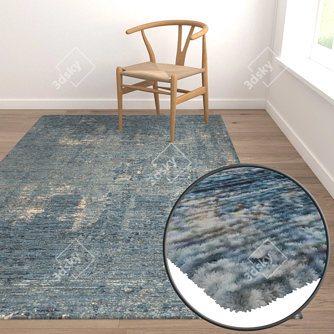 Luxury Carpet Set | High-Quality Textures 3D model image 5