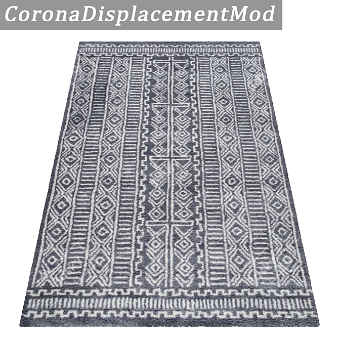 Luxury Carpet Set: High-Quality Textures - 3 Variations 3D model image 4