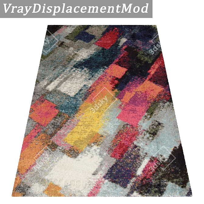 High-Quality Carpet Set: Versatile Textures 3D model image 3