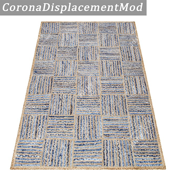 Luxurious Carpet Set: High-Quality Textures, Multiple Variations 3D model image 4