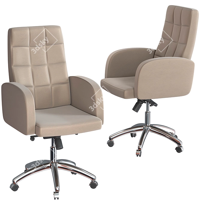 Alvest AV 168/1 Executive Armchair: Luxurious Comfort for Leaders 3D model image 1