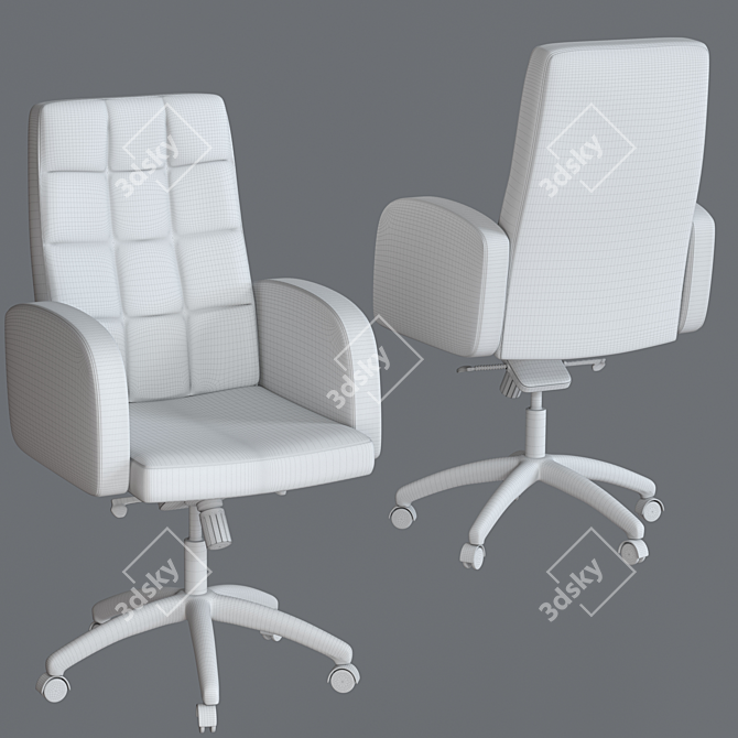 Alvest AV 168/1 Executive Armchair: Luxurious Comfort for Leaders 3D model image 2