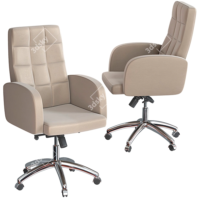 Alvest AV 168/1 Executive Armchair: Luxurious Comfort for Leaders 3D model image 4