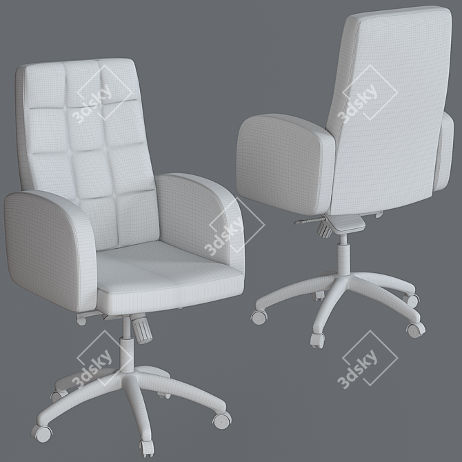 Alvest AV 168/1 Executive Armchair: Luxurious Comfort for Leaders 3D model image 5