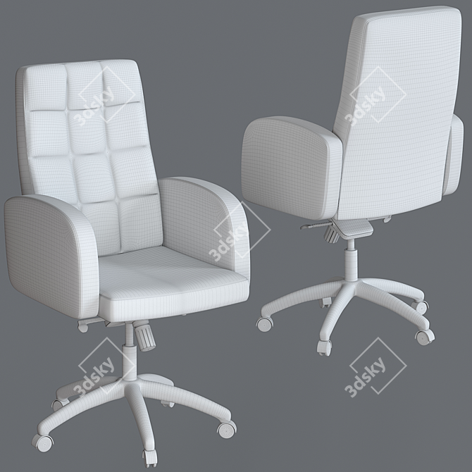 Alvest AV 168/1 Executive Armchair: Luxurious Comfort for Leaders 3D model image 6