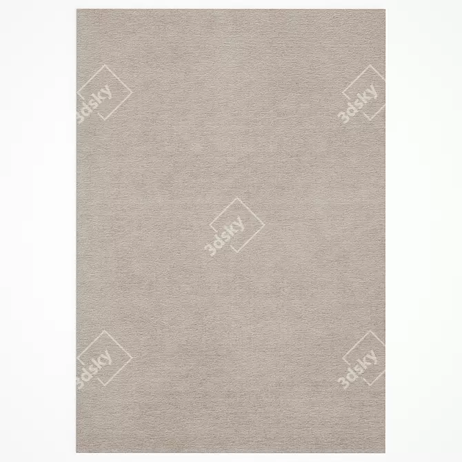 Elegant Vita Carpet 3D model image 1