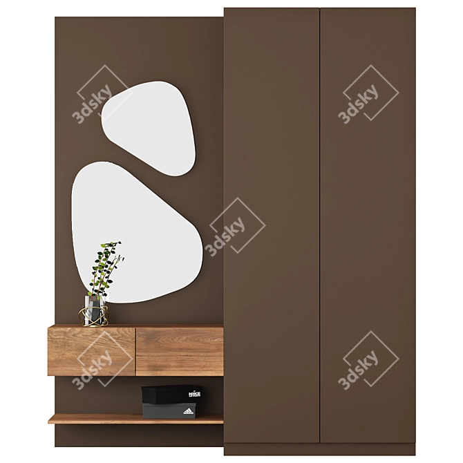 Product title: Hallway Composition 17 | Stylish Décor 3D model image 1