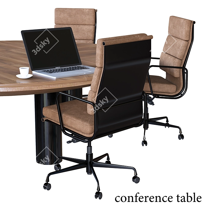 Sleek 2015 Conference Table 3D model image 3