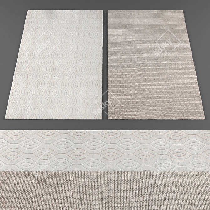 Versatile Rug Collection: 234 3D model image 1