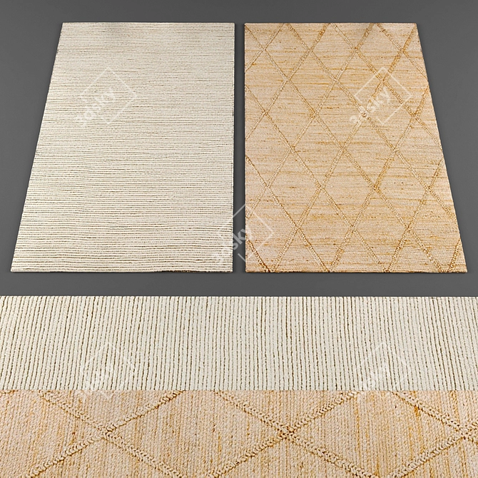 Versatile Rug Collection: 234 3D model image 3