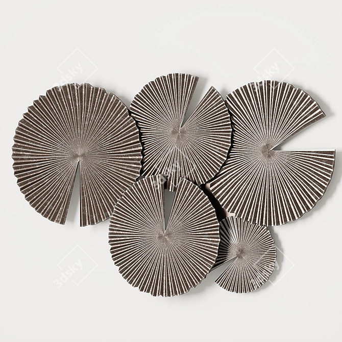 Lotus Paradise Wall Art 3D model image 1