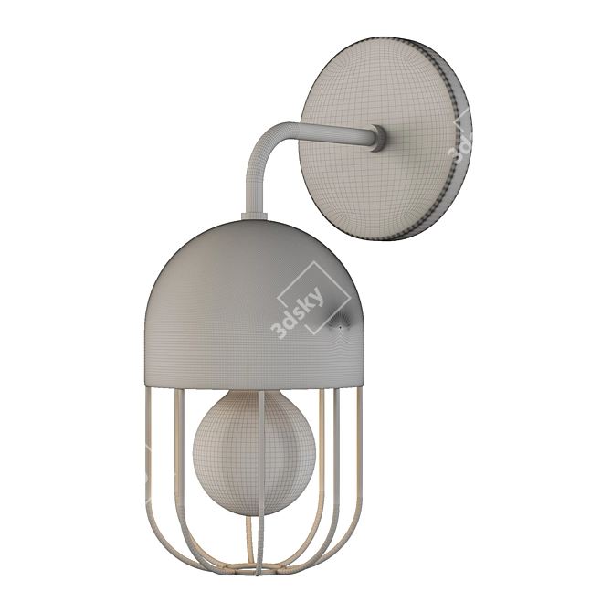 Sleek & Stylish Wall Light 3D model image 3