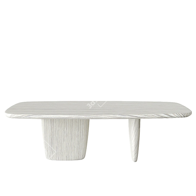 B&B Italia Tobi-Ishi Coffee Table Wood 3D model image 4