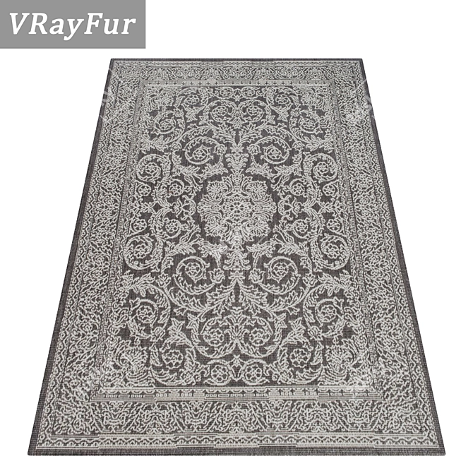 Title: Versatile High-Quality Carpets Set 3D model image 2