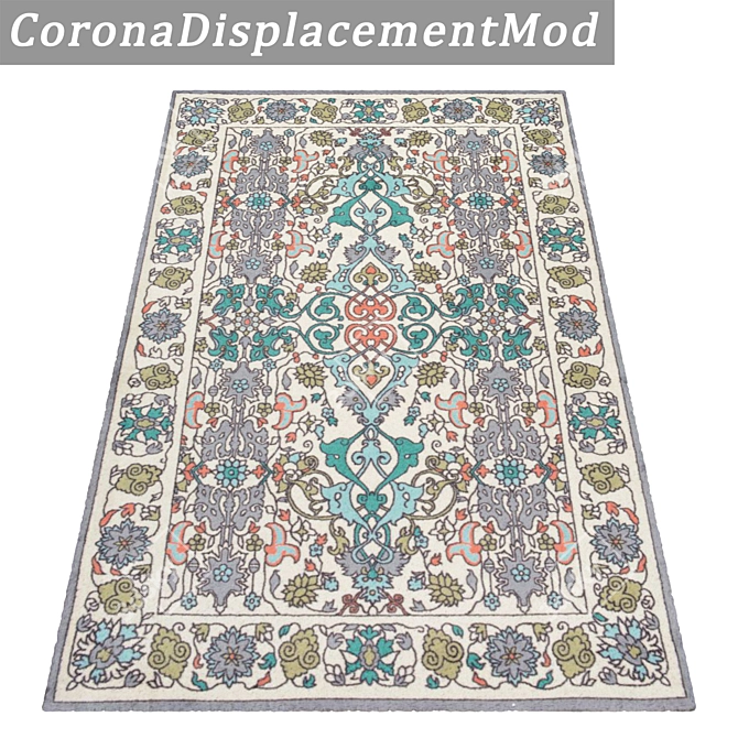 Title: Versatile High-Quality Carpets Set 3D model image 4