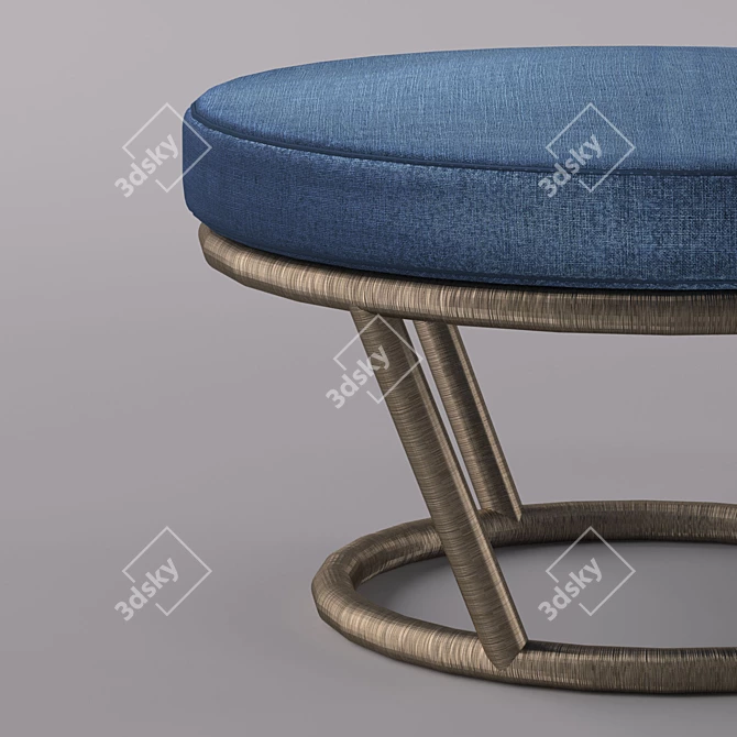 Suspended Metal Chair 3D model image 3