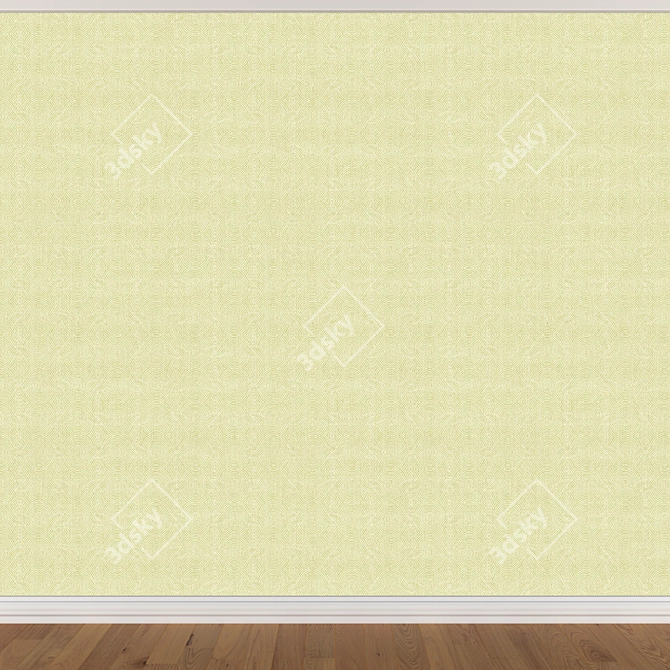 Seamless Wallpaper Set - 3 Colors 3D model image 4