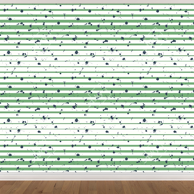 Seamless Wallpaper Set (3 Colors) 3D model image 4