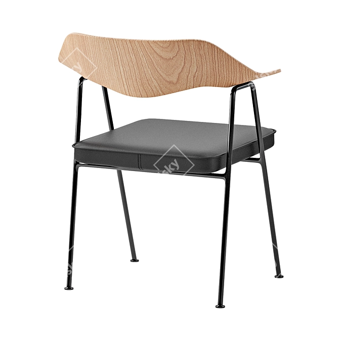 Iconic Case Robin Day 675 Chair 3D model image 3