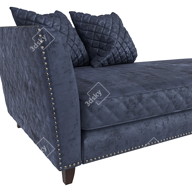 Elegant Sorrento Couch: Stylish Decor for Your Home 3D model image 2