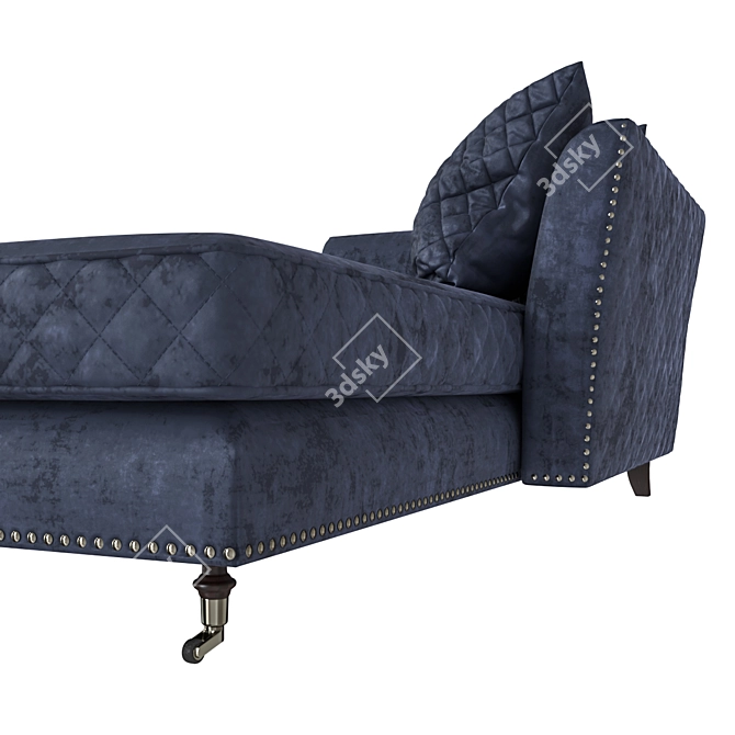 Elegant Sorrento Couch: Stylish Decor for Your Home 3D model image 3