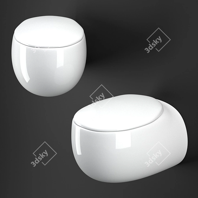 RAK Ceramics Illusion Toilet 3D model image 6