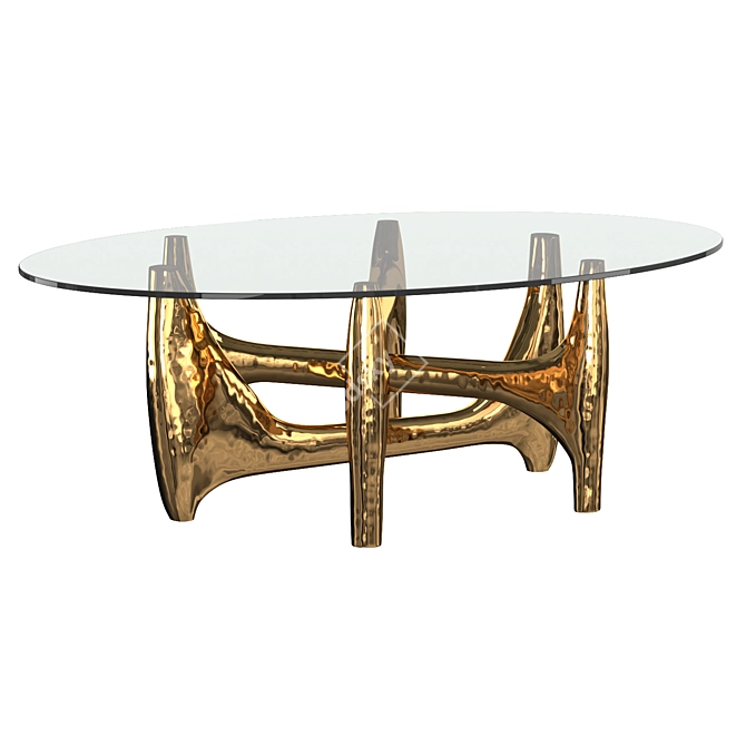 Elegant Van Zuylen Large Table 3D model image 4