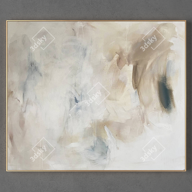 Modern Art Frames Collection 3D model image 1