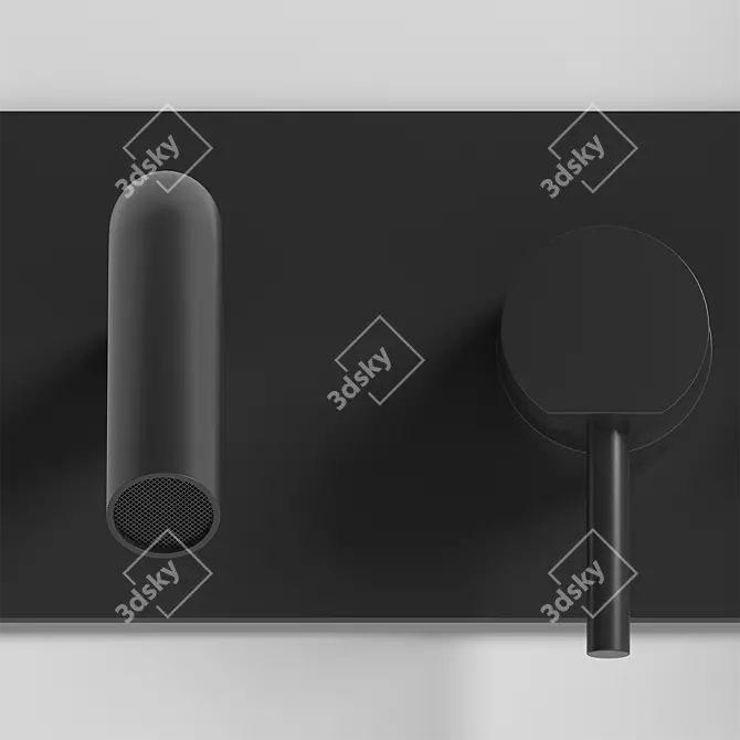 Elegant Paffoni Mixer Set 3D model image 2