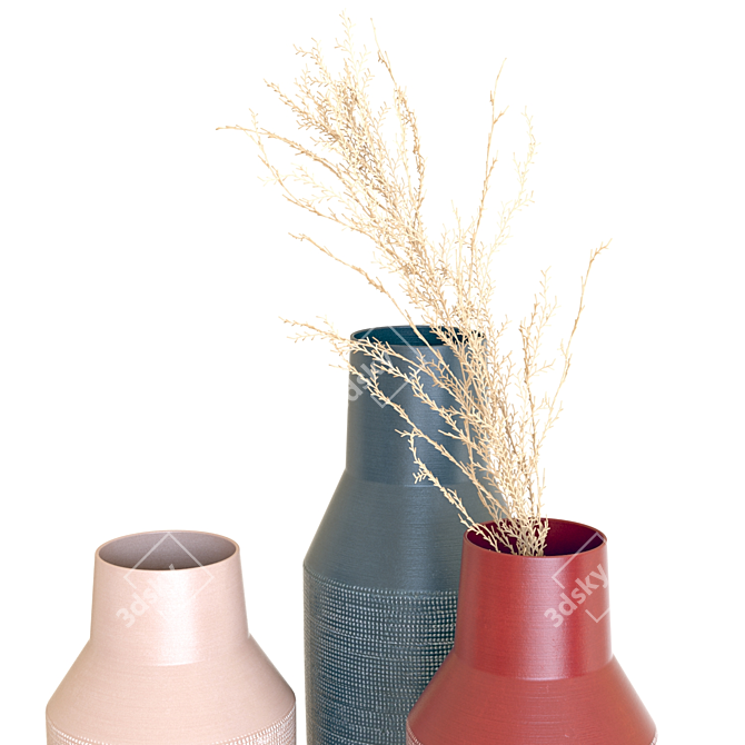 Elegant Lemont Vases for Sophisticated Decor 3D model image 5