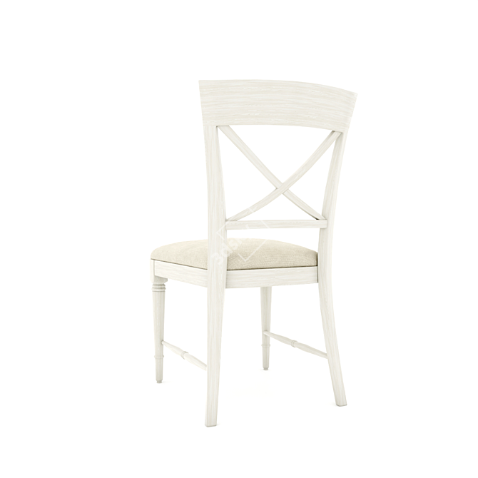 Stylish Comfort: Greenwich Dining Chair 3D model image 4