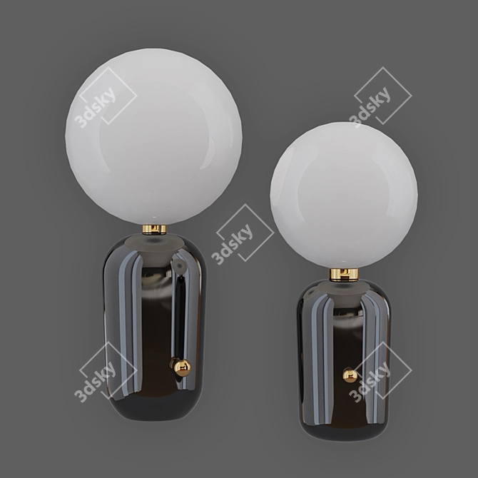 Elegant Parachilna Aballs Illuminating Table Lamps 3D model image 3