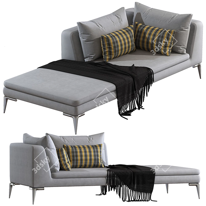 Cascadia Couch Set: Charles Large Collection 3D model image 1