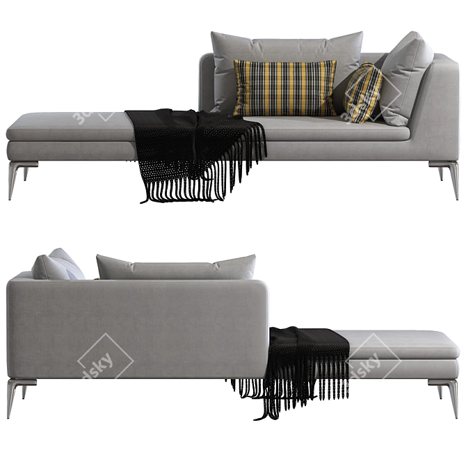 Cascadia Couch Set: Charles Large Collection 3D model image 2