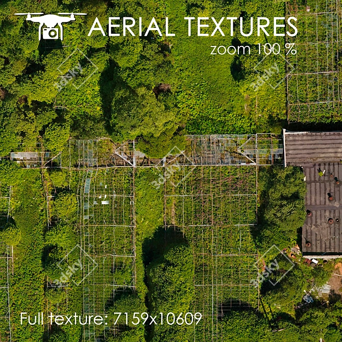 Aerial Terrain Texture Pack 3D model image 3