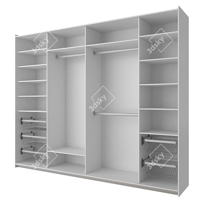 PS10 Cinetto Sliding Wardrobe 3D model image 4