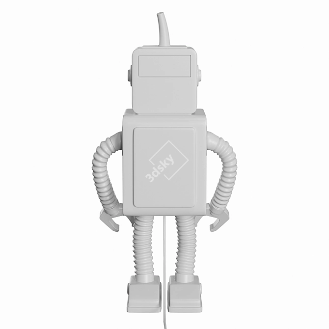 Seletti Porcelain Robot Lamp 3D model image 4