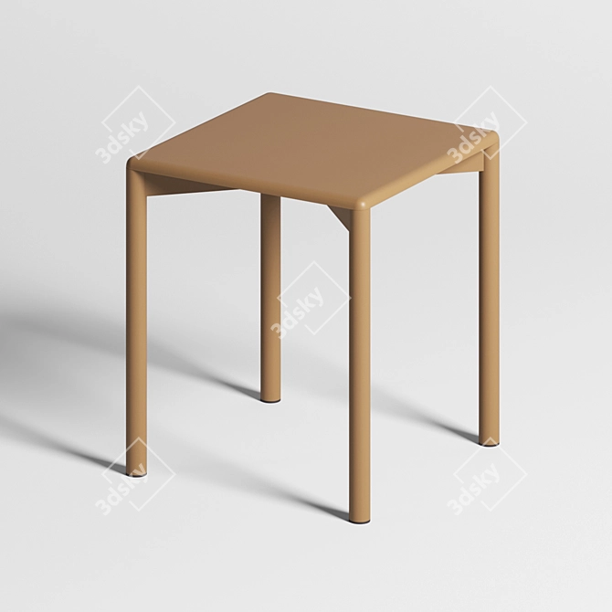 Modern HPA Stool Design 3D model image 1