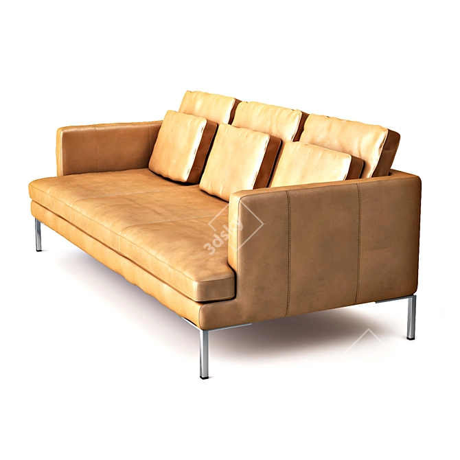 BoConcept ISTRA-2 Sofa: Luxurious Comfort in a Stylish Design 3D model image 1