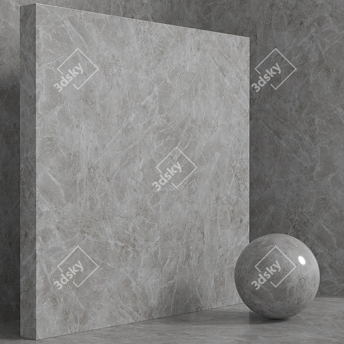 Seamless Stone Marble Set 3D model image 3