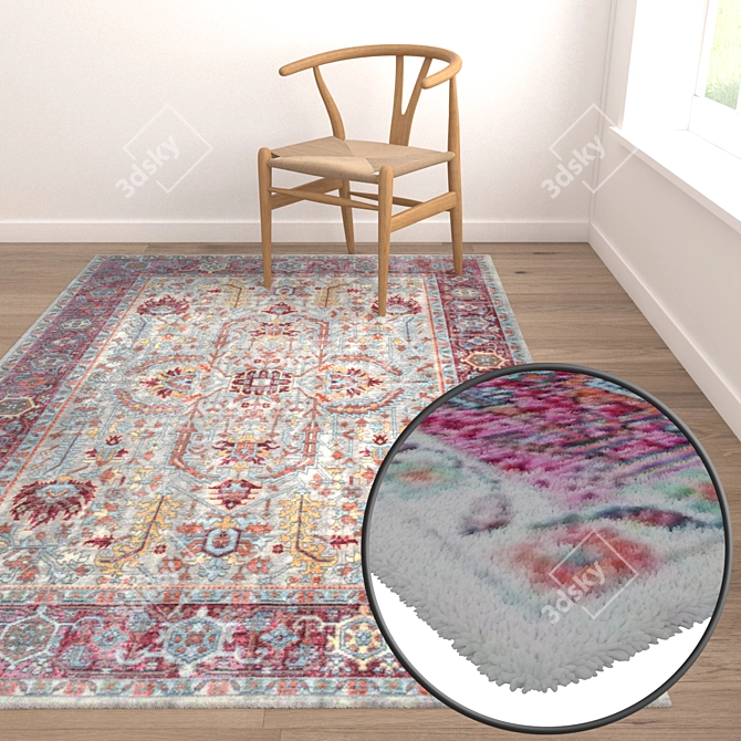 Luxury Carpet Set 1673 3D model image 5