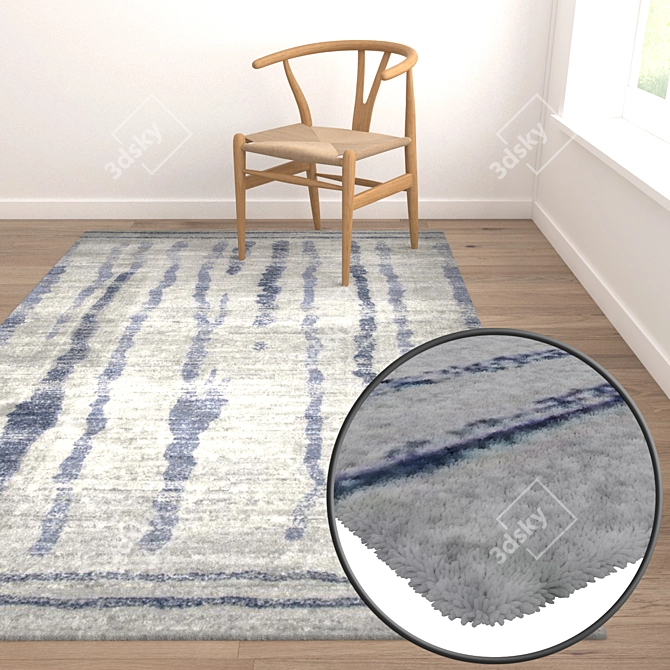 Luxury Carpet Set: High-Quality Textures & Multiple Variations 3D model image 5